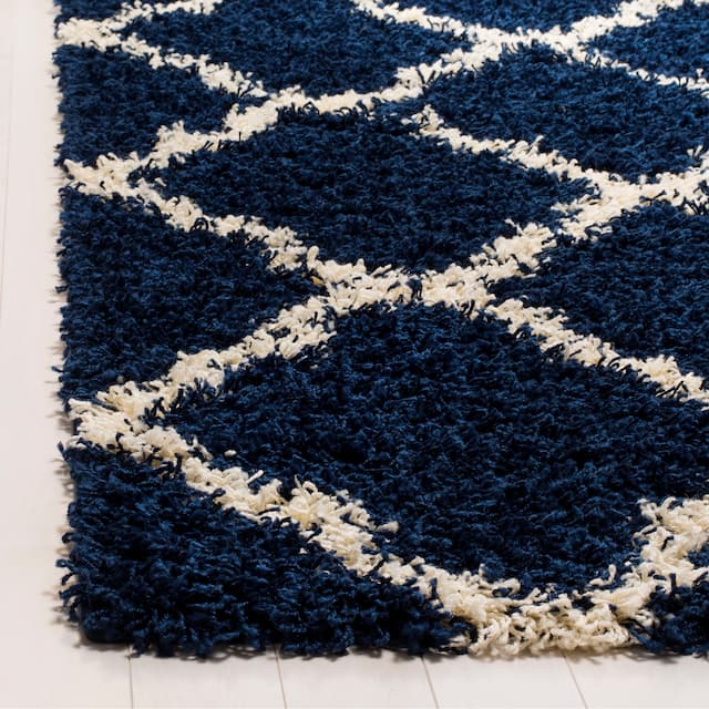 SAFAVIEH Dallas Shag Giusy Trellis 1.5-inch Thick Rug