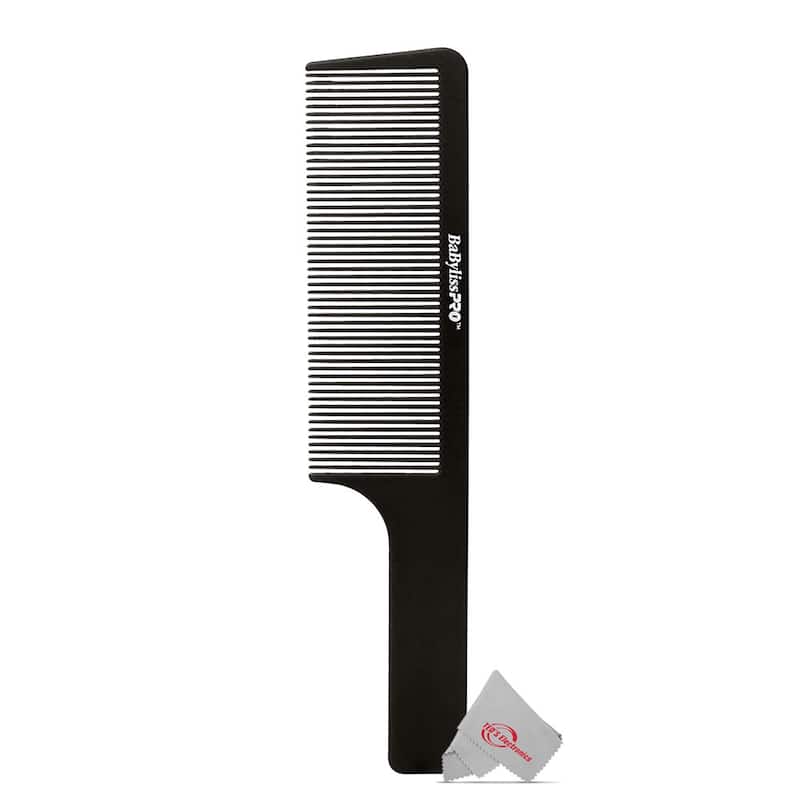 Babyliss Pro FX707BD2 DLC 2.0MM Deep Tooth T-Blade + Fade Brush BPFADEB + 9" Clipper Comb