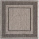 preview thumbnail 28 of 83, SAFAVIEH Courtyard Diann Indoor/ Outdoor Waterproof Patio Backyard Rug 4' Square - Beige/Black