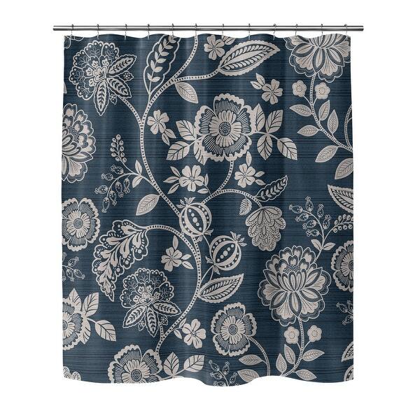 BRIANNA NAVY Shower Curtain By Kavka Designs On Sale Bed Bath