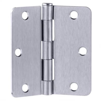 Design House 184473 3-1/2" x 3-1/2" Butt 5/8" Radius Corner Surface