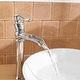preview thumbnail 12 of 19, Vibrantbath Waterfall Bathroom Vessel Sink Faucet with Drain