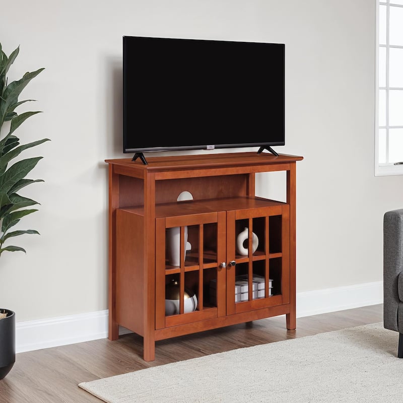 Convenience Concepts Big Sur Highboy 40 inch TV Stand with Storage Cabinets
