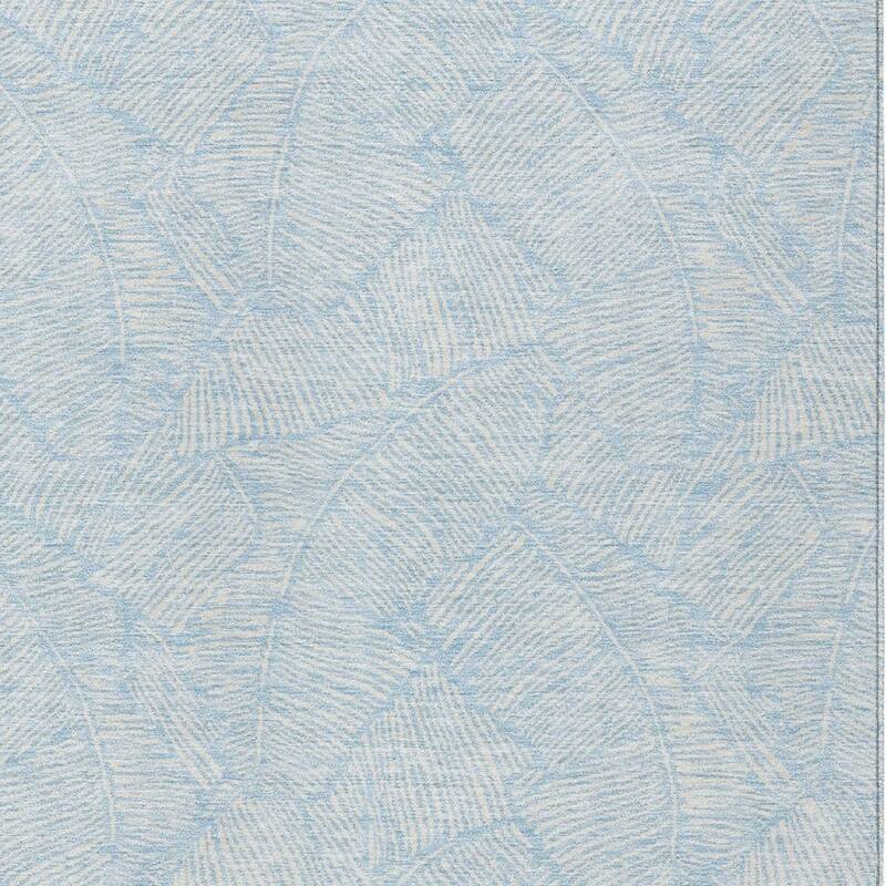HomeRoots Floral Transitional Rectangle Outdoor Rug