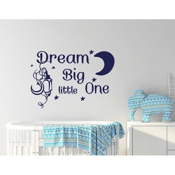 Shop Dream Big Little One Wall Decal Kids Overstock 31910926