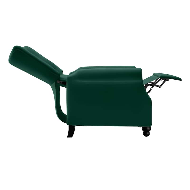 Copper Grove Plush Push-back Recliner Chair