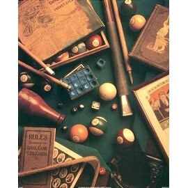 ''Billiards'' by Michael Harrison Sports/Games Art Print (16 x 20 in ...