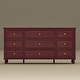 preview thumbnail 58 of 56, Timechee 63'' W Dresser White Chest Srorage Cabinet Lacquer Drawers