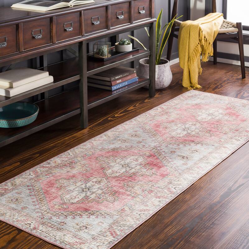 Livabliss Lilibet Persian Diamond Printed Area Rug
