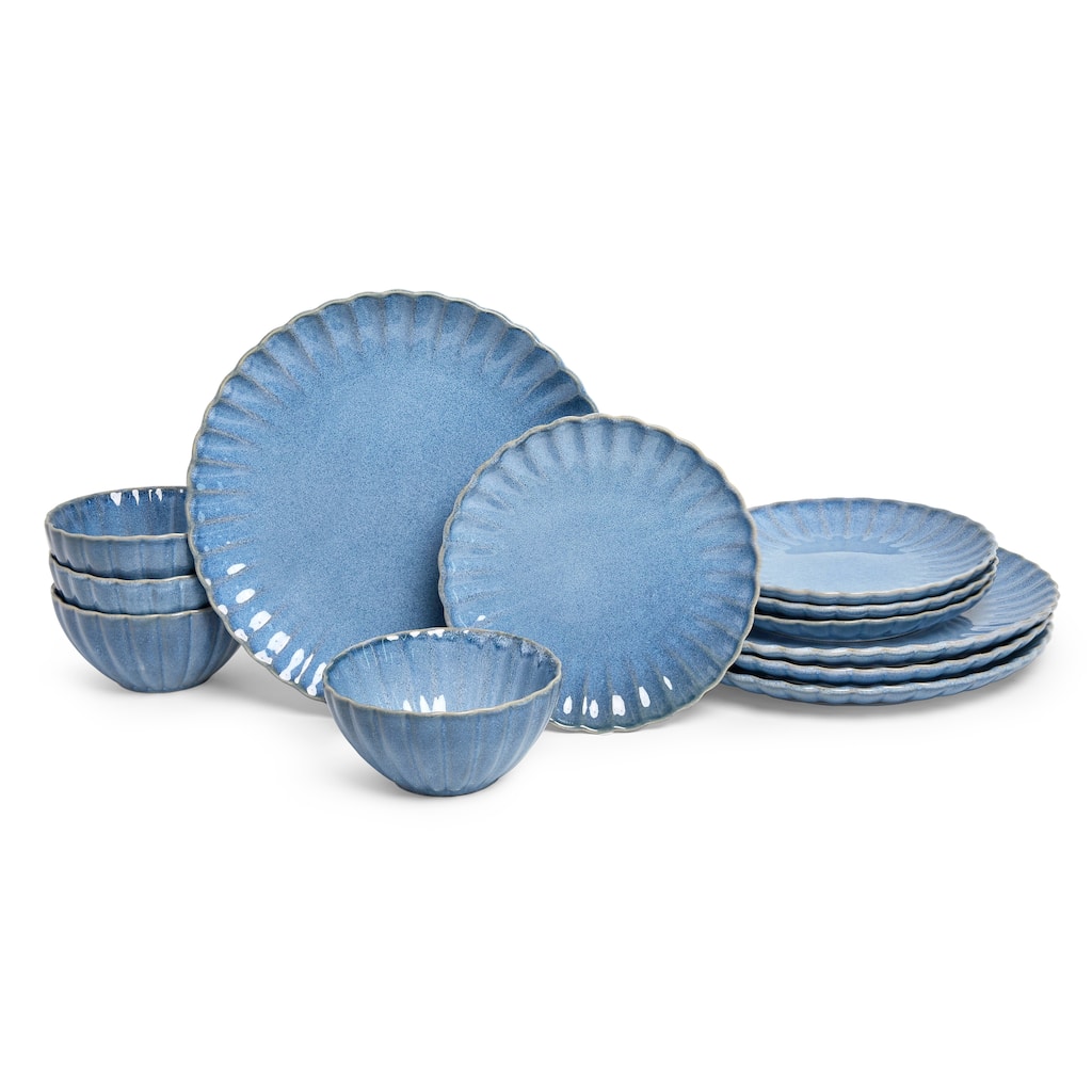 Frill Reactive 12 Pc Dinnerware Set