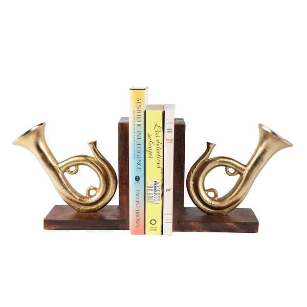 French Horn Bookend Set Bed Bath & Beyond 32376510