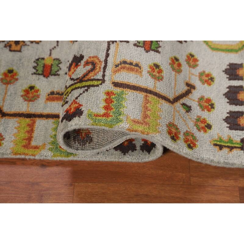 Geometric Ziegler Oriental Accent Rug Handmade Wool Carpet - 3'0" X 5'0"
