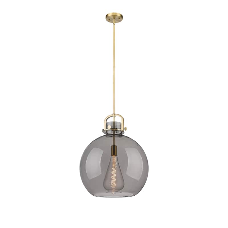 Innovations Lighting Newton Sphere - 1 Light 16" Stem Hung Pendant