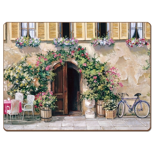 Cala Home Set of 4 Tuscan Doorways Placemats - Thumbnail 5