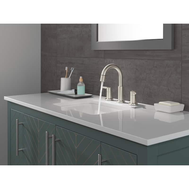 Delta 35749LF-PD Nicoli 1.2 GPM Widespread Bathroom Faucet with Pull