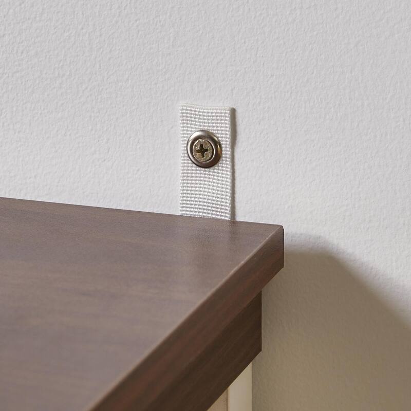 Farmhouse Side Table with Charging Station, Antique Nightstands with Drawers, Bedside Table with Open Shelf for Bedroom