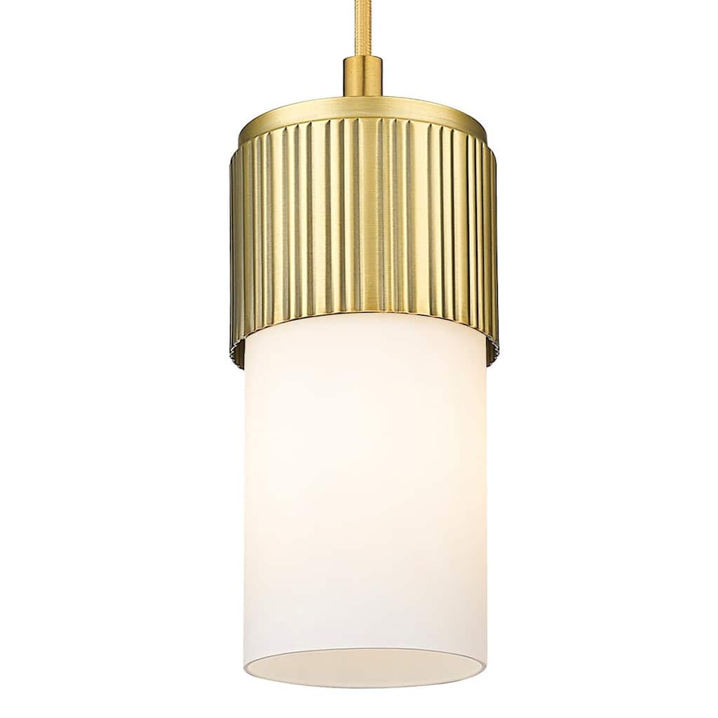 Innovations Lighting 428-1P-G428-7WH Bolivar 7" Tall Mini Pendant with
