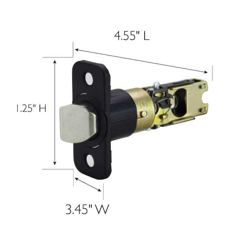 Design House 779322 6-Way Universal Passage Adjustable Latch