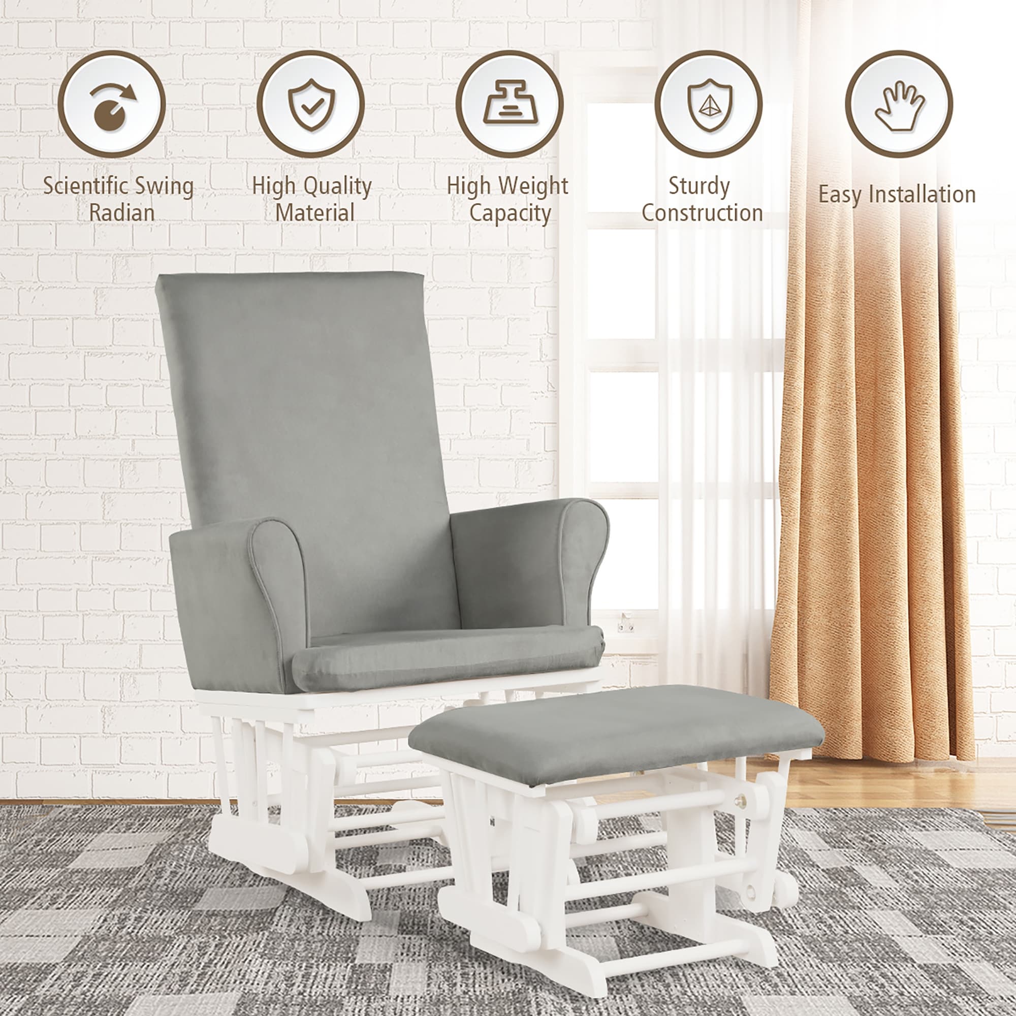 High weight capacity nursery rocker online