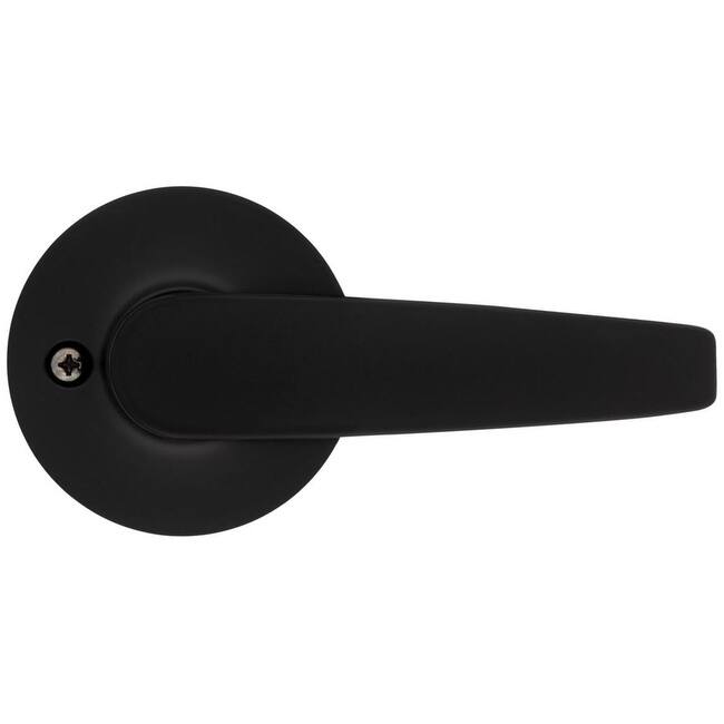 Kwikset Winston Passage Door Lever Set with Round Rose from the