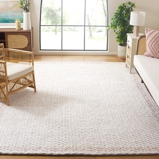 SAFAVIEH Handmade Natura Maroesjka Border Wool Rug