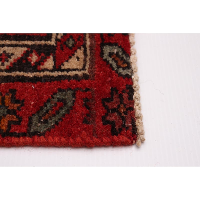 ECARPETGALLERY Hand-knotted Konya Anatolian Brown, Red Wool Rug - 3'4 x 10'7