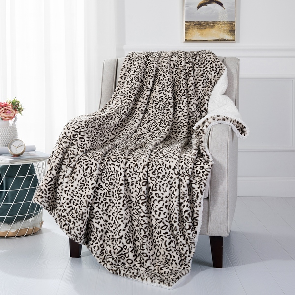 Snow leopard throw 2025