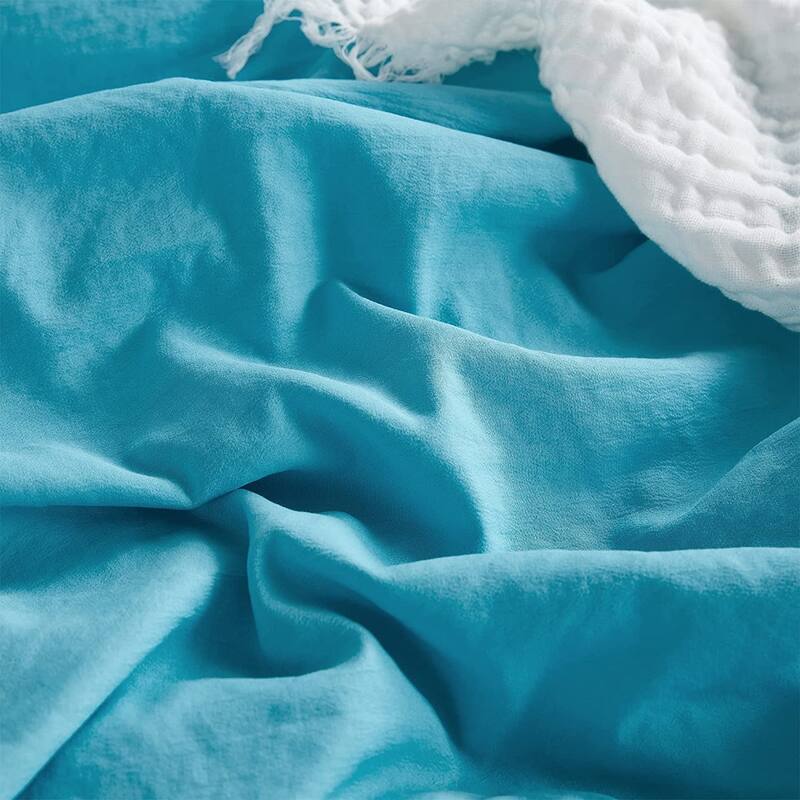 Natural Loft® Oversized Comforter Set - Aqua