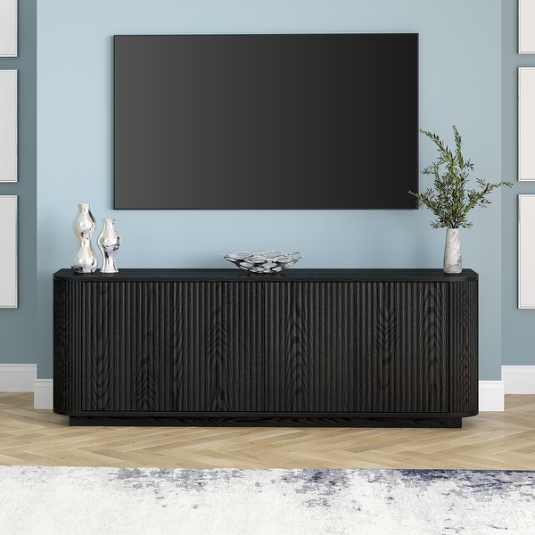 Canton Rectangular TV Stand for TV s up to 75 68 Wide On Sale Bed Bath Beyond 40528415
