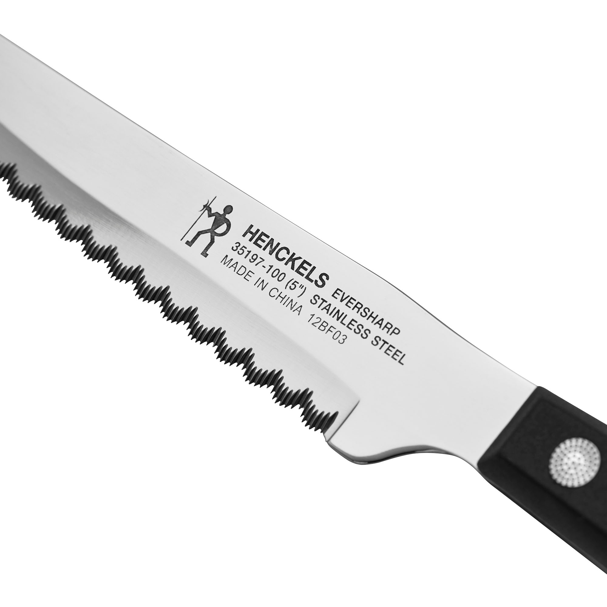 6/12/14/18p Steak Knives Set Serrated Sharp German Steel 1.4116 Highly  Polished Handles Excellent