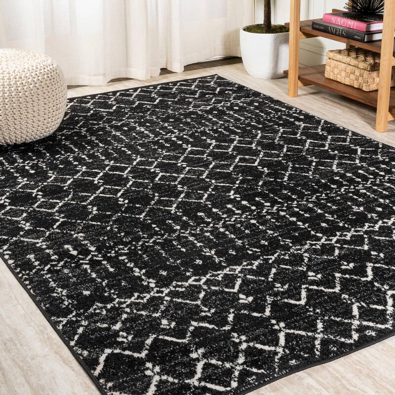JONATHAN Y Modern HYPE Boho Vintage Diamond Area Rug