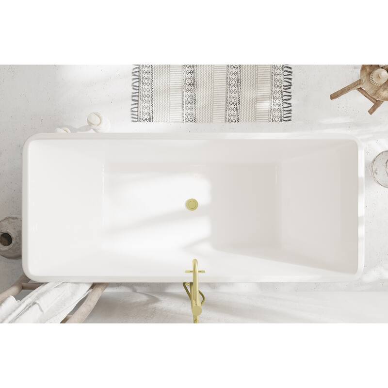 Thaddeus Bathtub in Glossy White