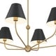 preview thumbnail 8 of 9, Crystorama Lighting Group XAV-B9316 Xavier 6 Light 40" Wide Chandelier
