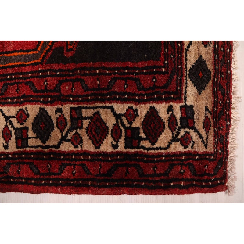 ECARPETGALLERY Hand-knotted Andelz Red Wool Rug - 4'2 x 6'8