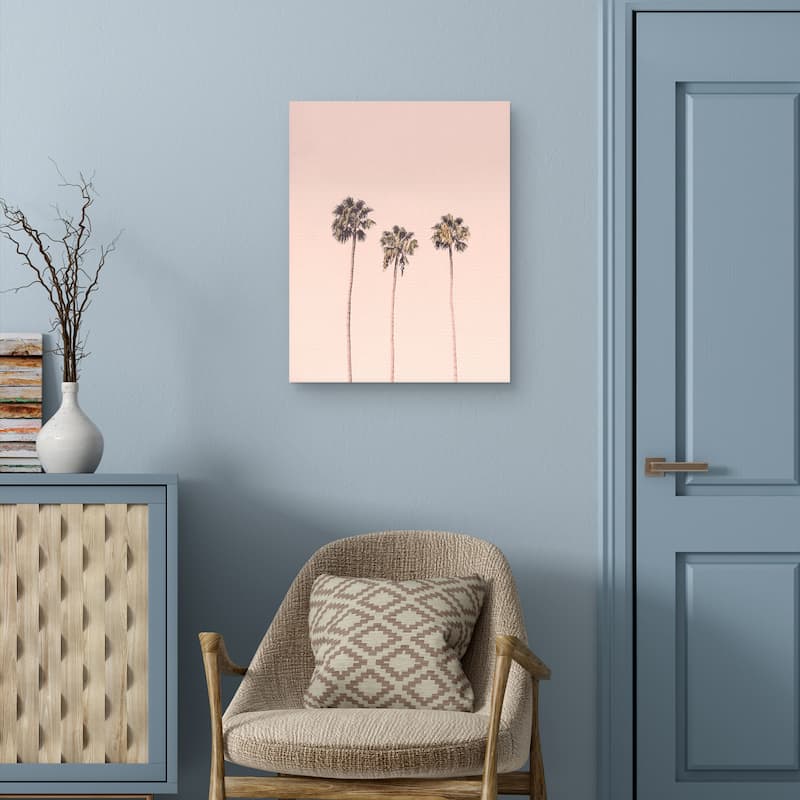 Sunset Palms by Sisi and Seb Canvas Art Print