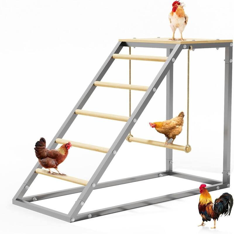 Chickens Roosting Bars for Coop - 90x40x70cm