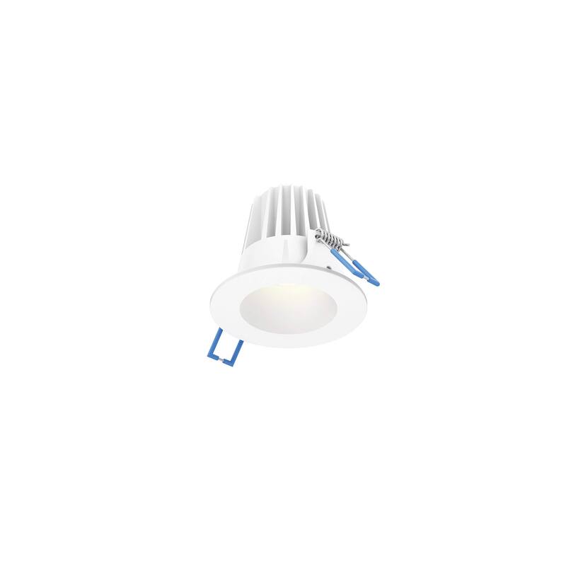 Edge 2 Inch Round Indoor/Outdoor Regressed Down Light - 2 Inch - White