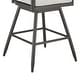 preview thumbnail 9 of 10, Alegria Outdoor Patio Swivel Counter Stool in Aluminum with Rope and Cushions