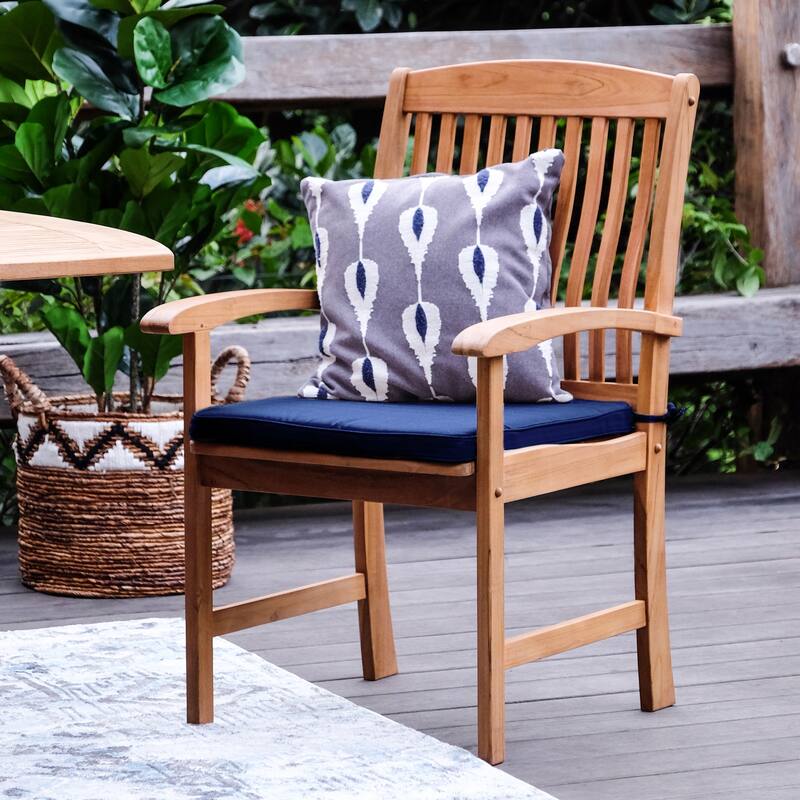 Cambridge Casual Houston 6-Piece Teak Outdoor Dining Set with Cushion