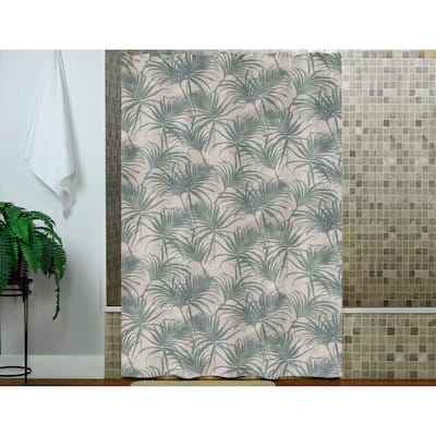 Trinidad seafoam tropical shower curtain