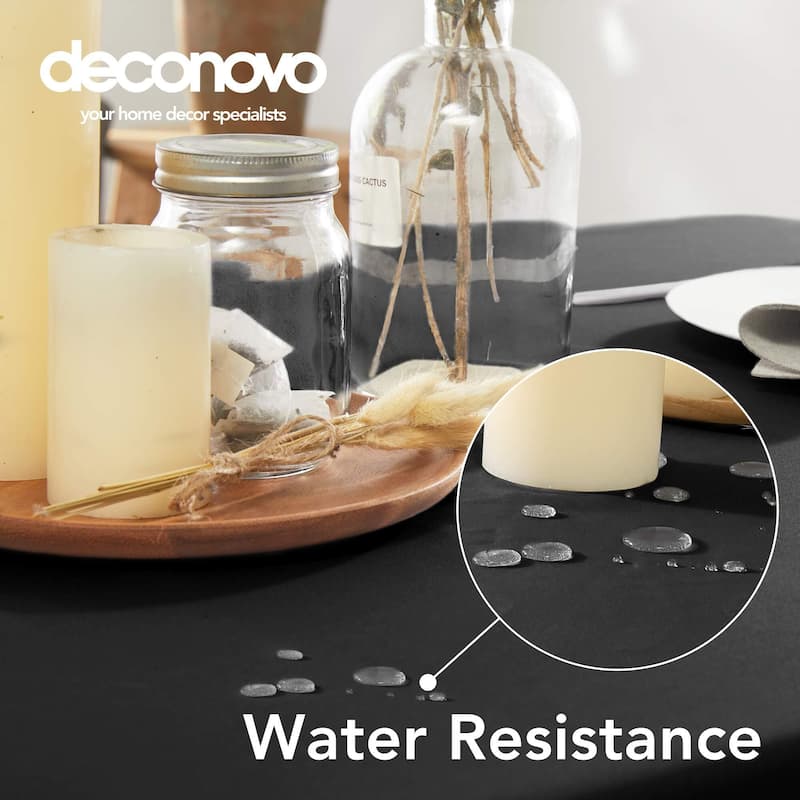 Deconovo Waterproof Solid Tablecloth 1 PC
