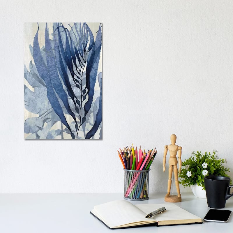 iCanvas "Sea Nature In Blue I" by Melonie Miller Canvas Print - 12x8x0.75
