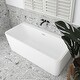 preview thumbnail 1 of 14, Acrylic Alcove Freestanding Soaking Bathtub 60"28"