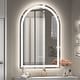 preview thumbnail 21 of 19, Arched LED Bathroom Wall Mirror Front and Backlit Anti Fog with 3 Year Warranty 20x28