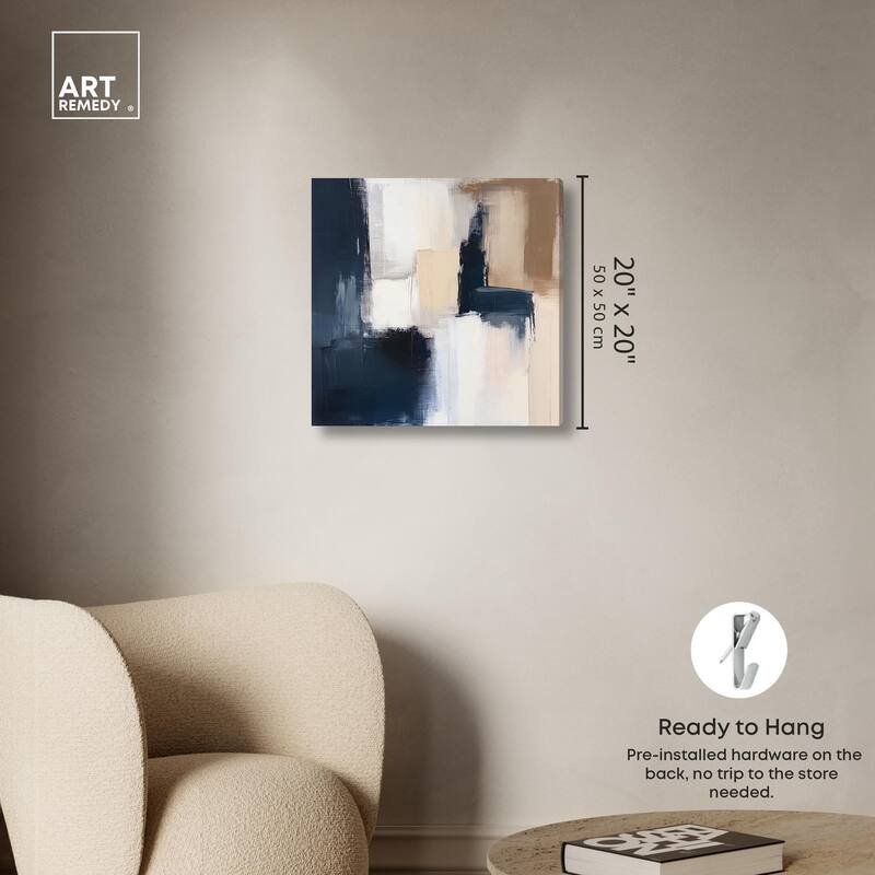 Stormy Hues III Canvas by Art Remedy, Gallery Wrapped