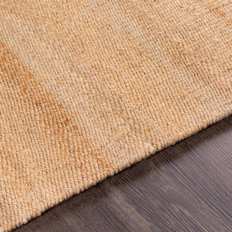 Hand-woven Natural Fiber Jute Area Rug - 8' Square