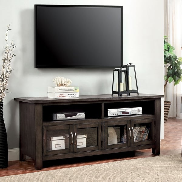 Furniture Of America Dane Contemporary Grey Solid Wood Tv Stand Overstock 21134111 We make our wood furniture from a wide variety of beautiful solid wood species including pine, acacia, rubberwood and mango. furniture of america dane contemporary