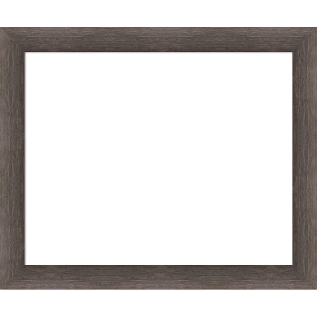 Amanti Art Hardwood Chocolate Framed Dry Erase Magnetic Board