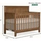 preview thumbnail 3 of 12, Evolur Oakley 5-in-1 Convertible Crib