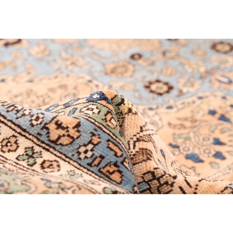 ECARPETGALLERY Hand-knotted Kayseri Light Brown Wool Rug - 4'10 x 8'4